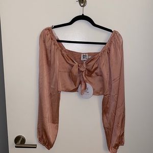 Princess Polly Cropped Pink Top